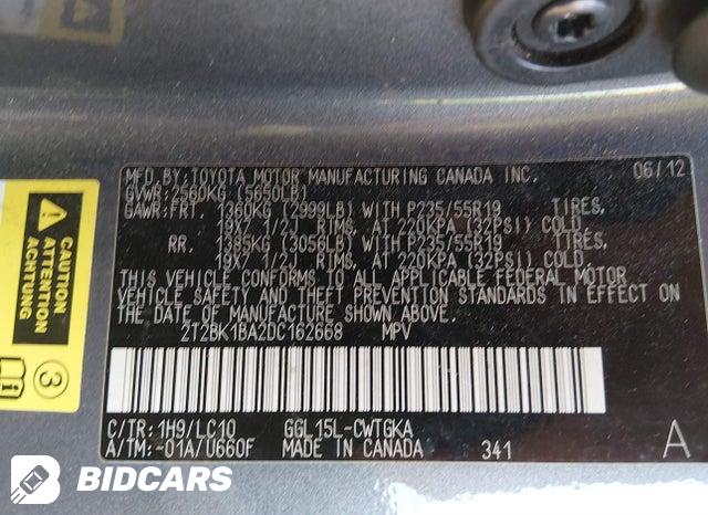 2T2BK1BA2DC162668 2013 Lexus RX photo no. 9