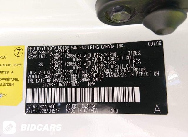 2T2HK31U67C031829 2007 Lexus RX photo no. 9
