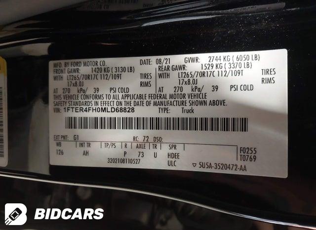 2021 Ford Ranger — VIN 1FTER4FH0MLD68828, şəkil 9