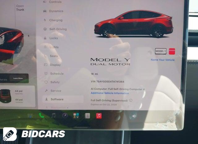 2026 Tesla MODEL Y — VIN 7SAYGDEE4TA741364, şəkil 7