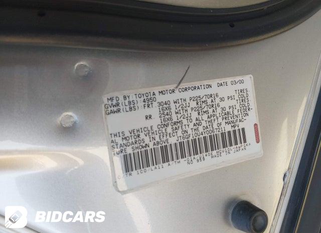 JT6GF10U4Y0067211 2000 Lexus RX photo no. 9