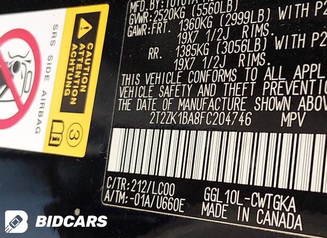2T2ZK1BA8FC204746 2015 Lexus RX photo no. 9