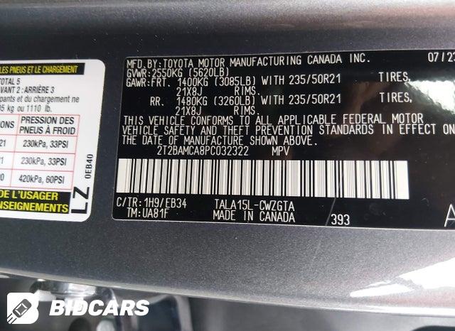 2T2BAMCA8PC032322 2023 Lexus RX photo no. 9