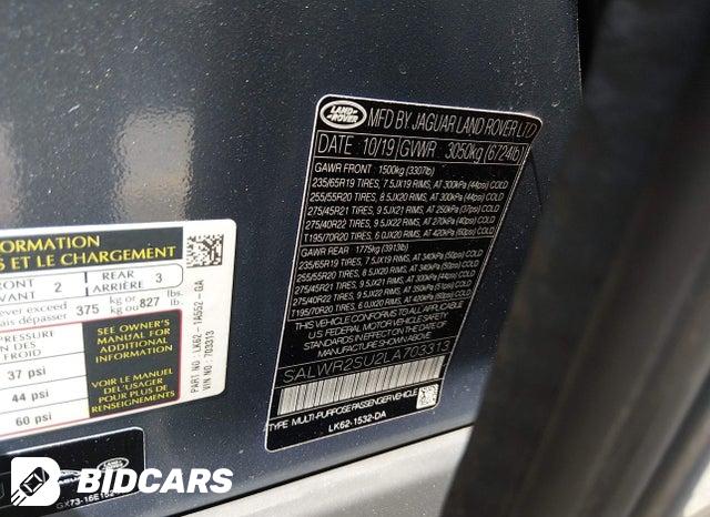 2020 Land Rover Range Rover — VIN SALWR2SU2LA703313, şəkil 9