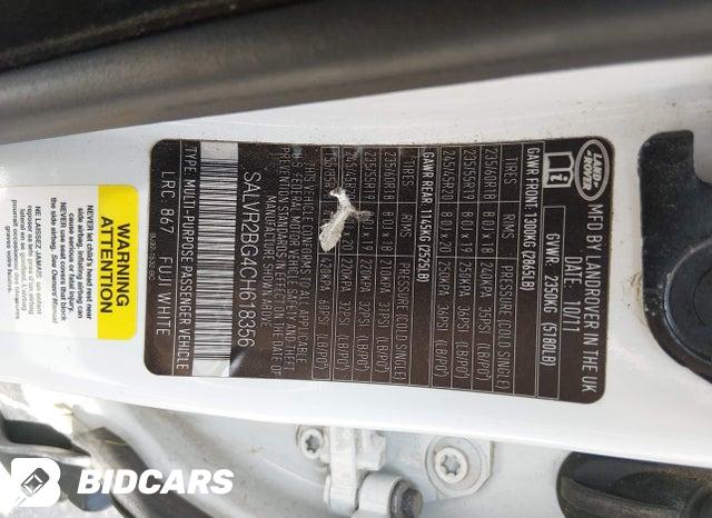 SALVR2BG4CH618356 2012 Land Rover Range Rover photo no. 9