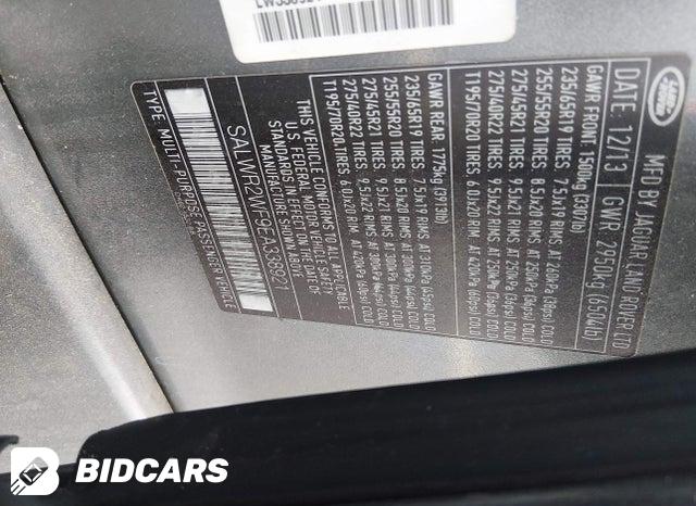 SALWR2WF9EA338921 2014 Land Rover Range Rover photo no. 9