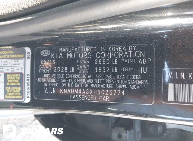 KNADM4A3XH6025774 2017 KIA Rio photo no. 9