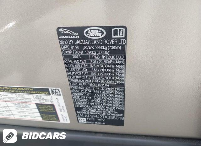 SALKP9FU2TA355018 2026 Land Rover Range Rover photo no. 9
