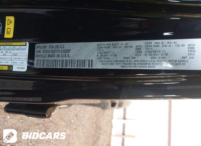 2023 Jeep Gladiator — VIN 1C6HJTAG1PL515537, şəkil 9