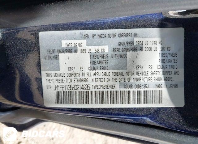 JM1FE173580214835 2008 Mazda RX-8 photo no. 9