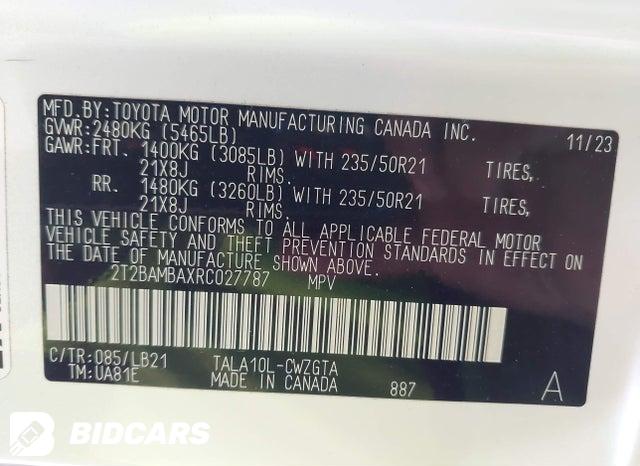2024 Lexus RX — VIN 2T2BAMBAXRC027787, şəkil 9