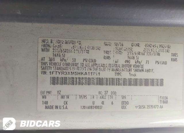 2017 Ford Transit-250 — VIN 1FTYR3XM5HKA11711, şəkil 9