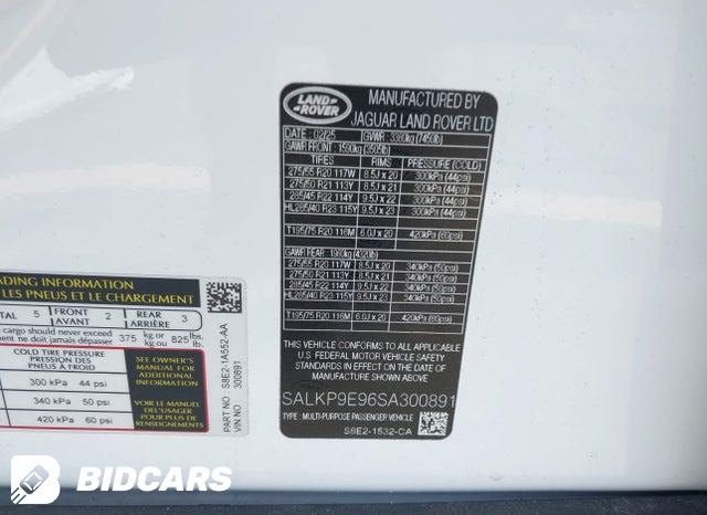 2025 Land Rover Range Rover — VIN SALKP9E96SA300891, şəkil 9