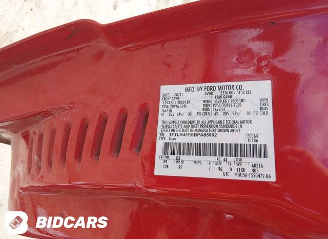 1FTLR4FE6BPA85692 2011 Ford Ranger photo no. 9