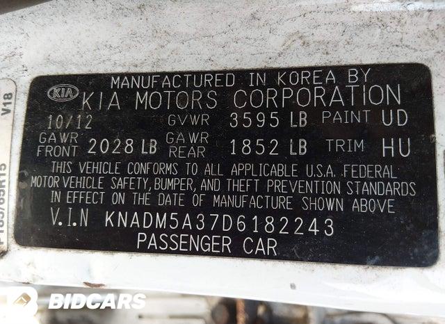 KNADM5A37D6182243 2013 KIA Rio photo no. 9