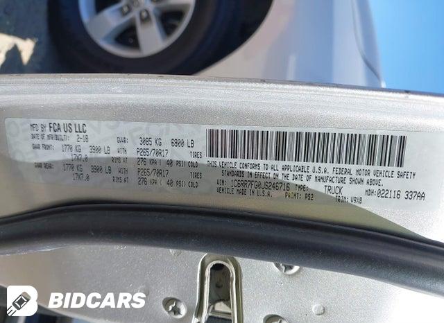 2018 RAM 1500 — VIN 1C6RR7FG0JS246716, фото 9