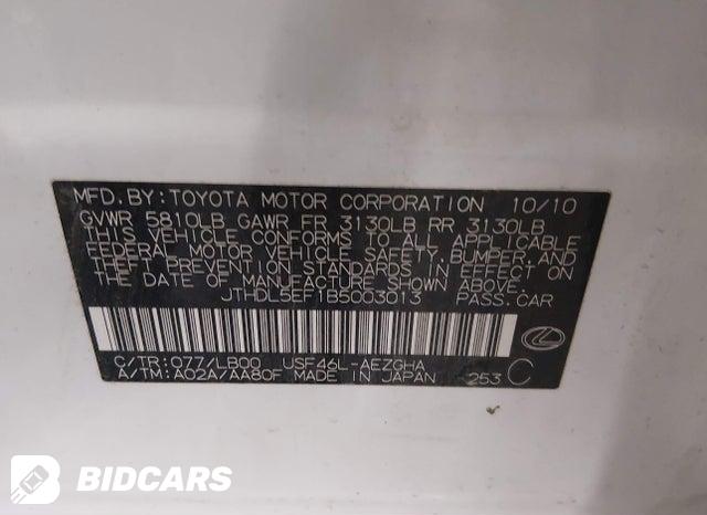 JTHDL5EF1B5003013 2011 Lexus LS photo no. 9