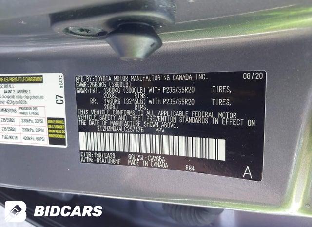 2T2HZMDA4LC257476 2020 Lexus RX photo no. 9