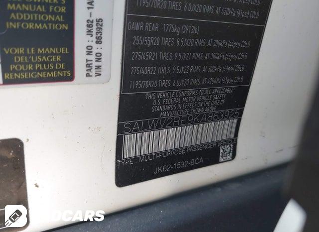 SALWV2RE9KA863925 2019 Land Rover Range Rover photo no. 9