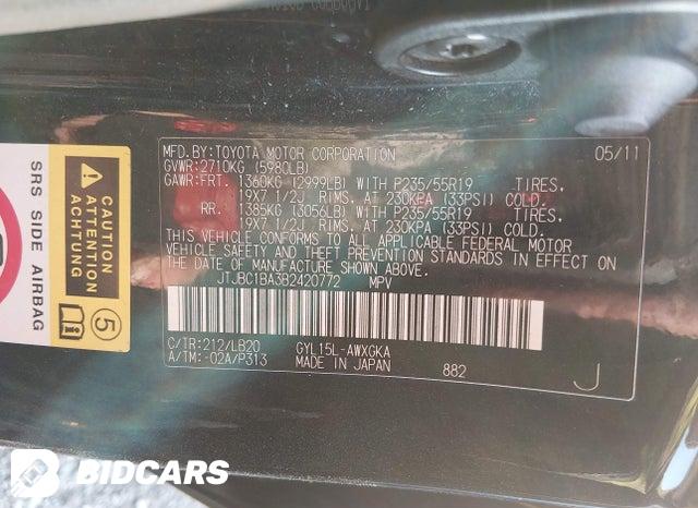 JTJBC1BA3B2420772 2011 Lexus RX photo no. 9