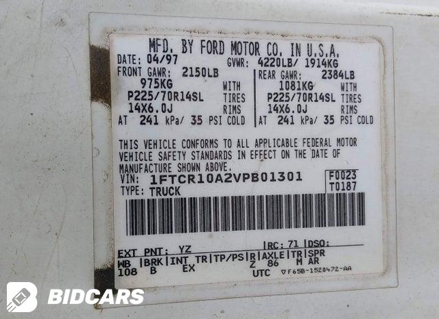 1FTCR10A2VPB01301 1997 Ford Ranger photo no. 9
