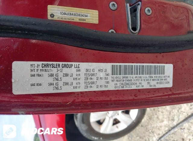 1C4NJCBA8CD634244 2012 Jeep Compass photo no. 9