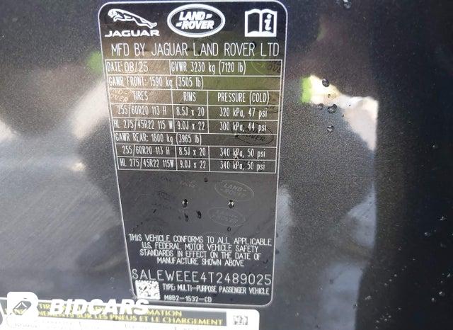 2026 Land Rover Defender — VIN SALEWEEE4T2489025, şəkil 9