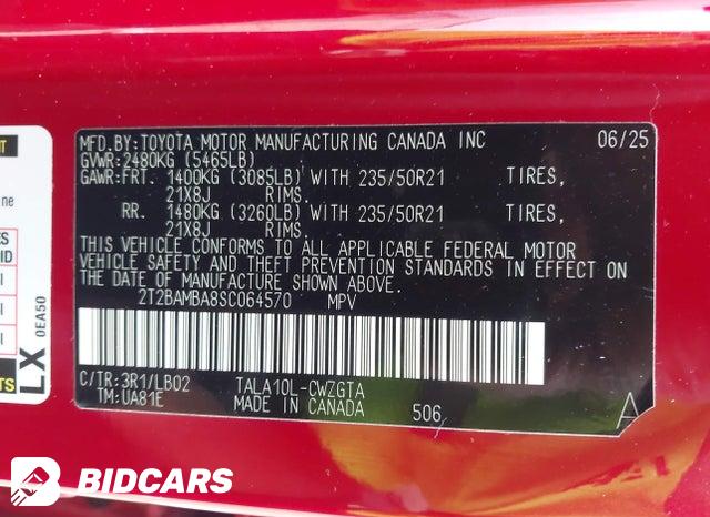 2T2BAMBA8SC064570 2025 Lexus RX photo no. 9