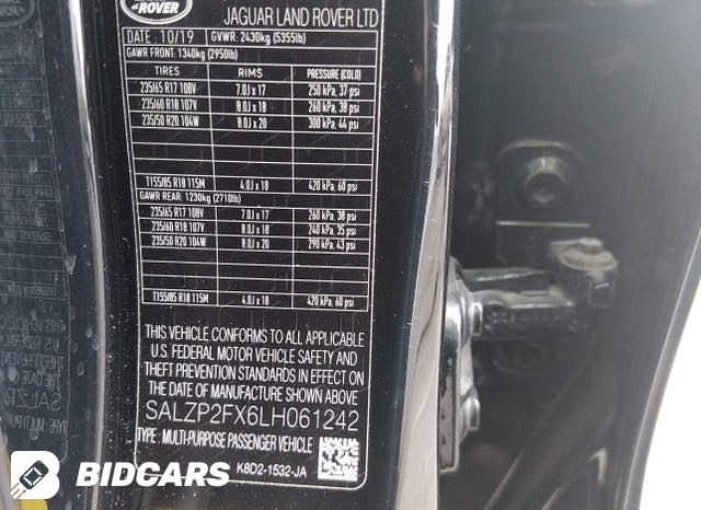 2020 Land Rover Range Rover — VIN SALZP2FX6LH061242, şəkil 9