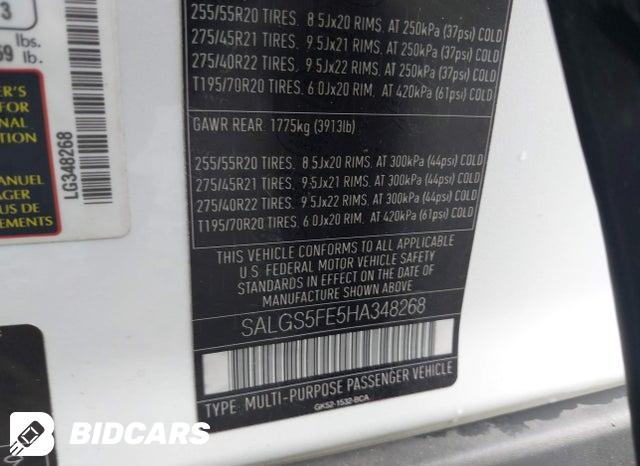 SALGS5FE5HA348268 2017 Land Rover Range Rover photo no. 9