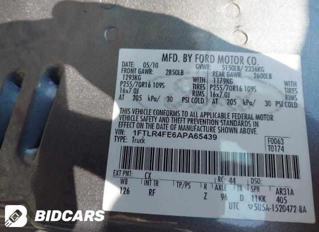 1FTLR4FE6APA65439 2010 Ford Ranger photo no. 9