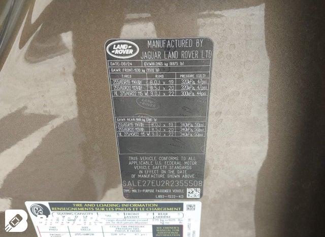 SALE27EU2R2355508 2024 Land Rover Defender photo no. 9