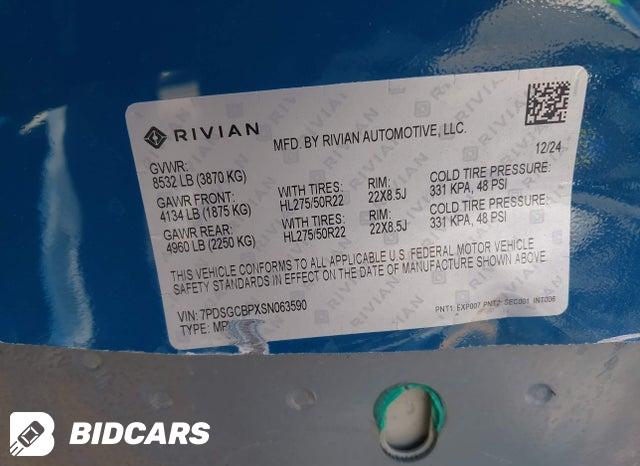 7PDSGCBPXSN063590 2025 Rivian R1S photo no. 8
