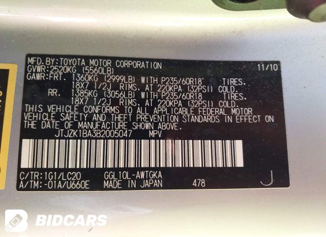 JTJZK1BA3B2005047 2011 Lexus RX photo no. 9