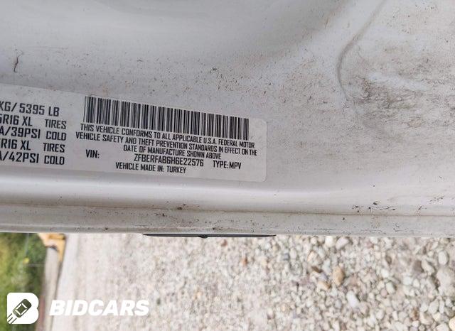 2017 RAM Promaster — VIN ZFBERFAB6H6E22576, şəkil 9