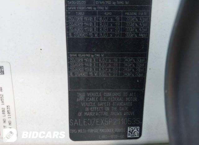 2023 Land Rover Defender — VIN SALEJ7EX5P2110535, şəkil 9