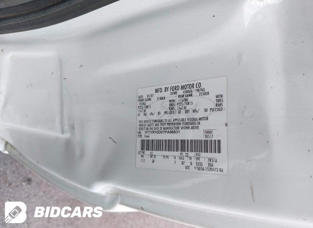 1FTYR10D07PA96831 2007 Ford Ranger photo no. 9