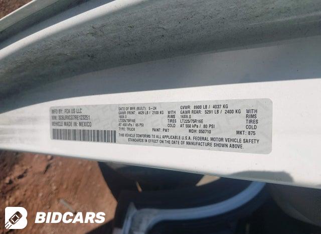 2024 RAM Promaster — VIN 3C6LRVCG7RE123251, şəkil 9