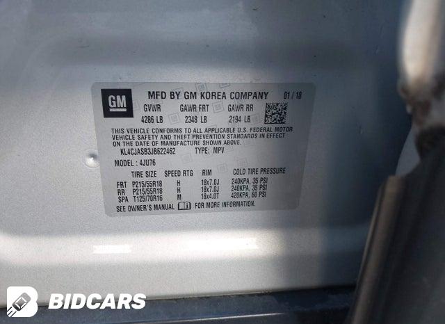 2018 Buick Encore — VIN KL4CJASB3JB622462, şəkil 9
