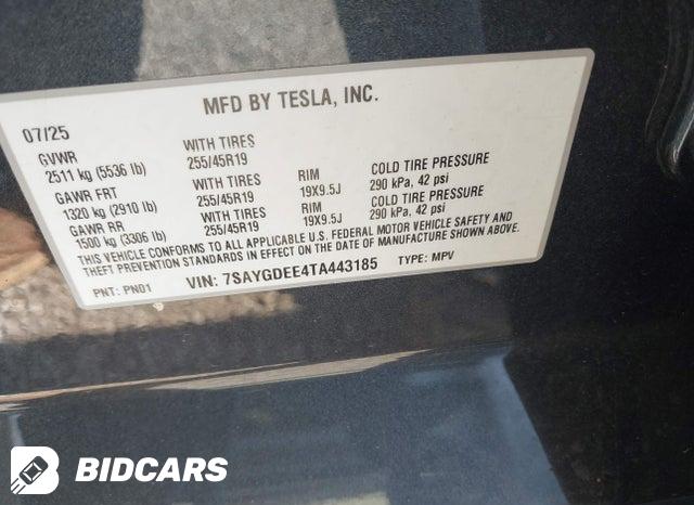 7SAYGDEE4TA443185 2026 Tesla Model Y photo no. 9