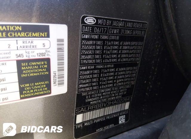 SALRRBBV3HA022641 2017 Land Rover Discovery photo no. 9