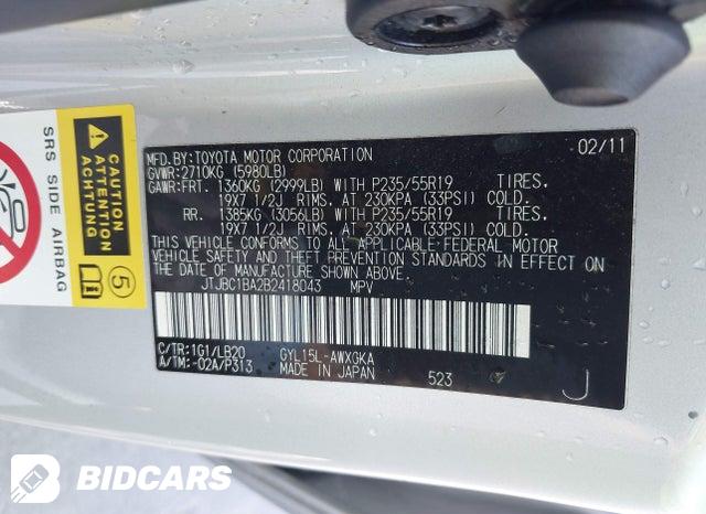 JTJBC1BA2B2418043 2011 Lexus RX photo no. 9
