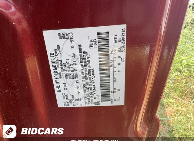 1FTYR14U76PA04686 2006 Ford Ranger photo no. 9
