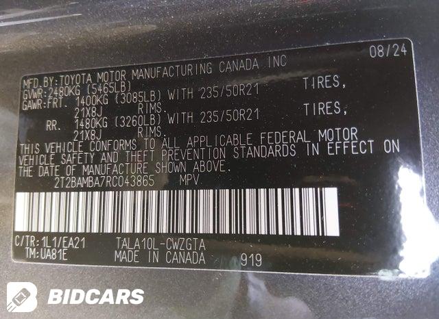 2024 Lexus RX — VIN 2T2BAMBA7RC043865, şəkil 9