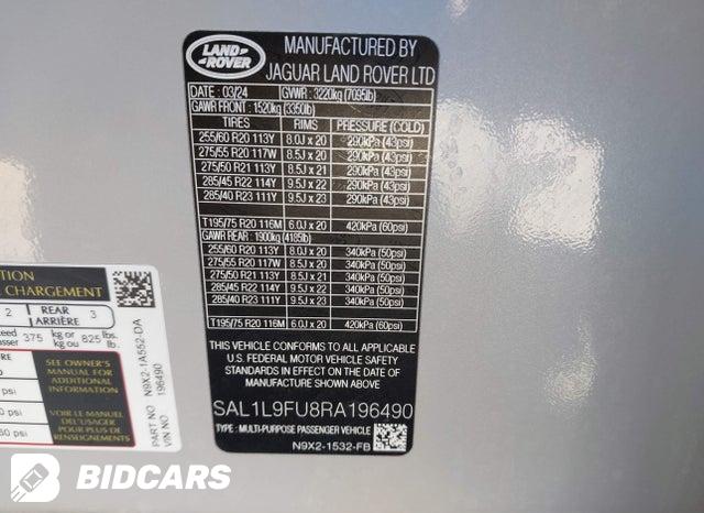 SAL1L9FU8RA196490 2024 Land Rover Range Rover photo no. 9