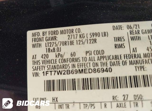 1FT7W2B69MED86940 2021 Ford F-250 photo no. 9