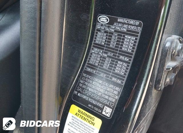 2021 Land Rover Discovery — VIN SALCP2FX5MH898412, şəkil 9