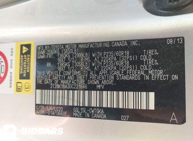 2T2BK1BA3DC221646 2013 Lexus RX photo no. 9