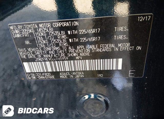 2018 Toyota RAV4 — VIN JTMZFREV0JJ165959, şəkil 9