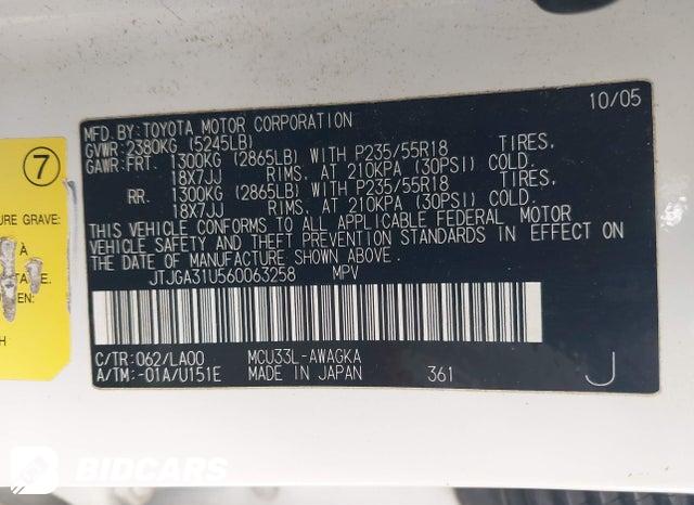 JTJGA31U560063258 2006 Lexus RX photo no. 9